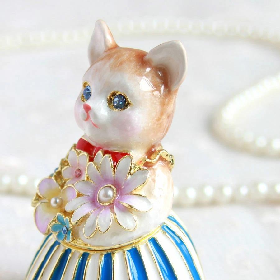 東京銀座PICALS 【正規品】 フルールキャット 猫 ネコ 小物入れ
