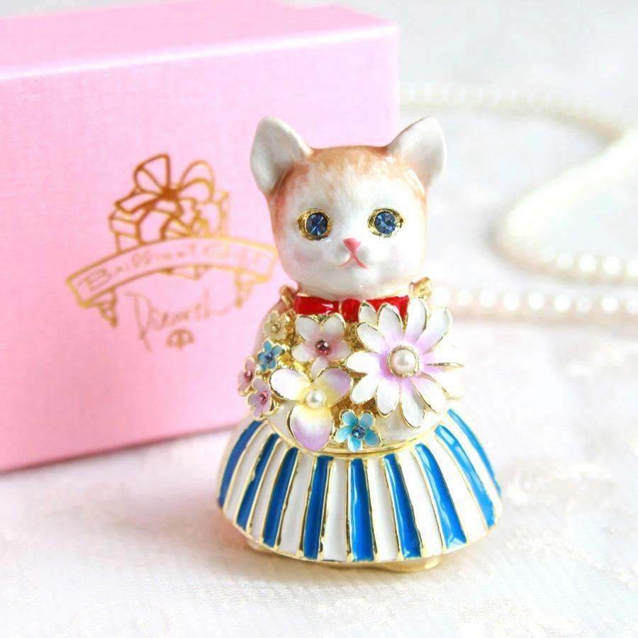 東京銀座PICALS 【正規品】 フルールキャット 猫 ネコ 小物入れ 