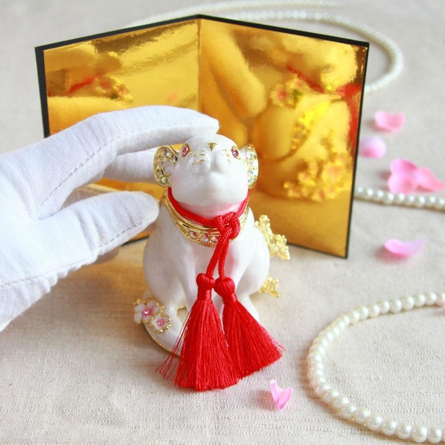 東京銀座PICALS 【正規品】 福ねずみ ネズミ さくら 小物入れ おしゃれ