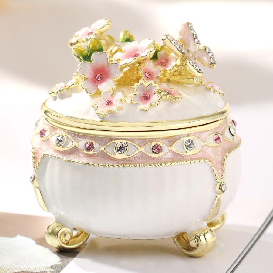 ピィアース　中古　ロココ調　アンティーク　ジュエリーケース ピィアース中古ロココ調アンティークジュエリーケース