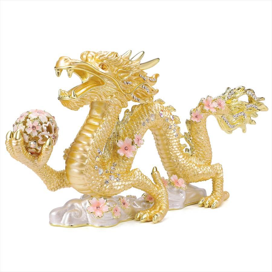 東京銀座PICALS 【正規品】 <桜龍の舞>辰年 干支の置物 竜 龍 東京銀座PICALS 【正規品】 <桜龍の舞>辰年 干支の置物 竜 龍