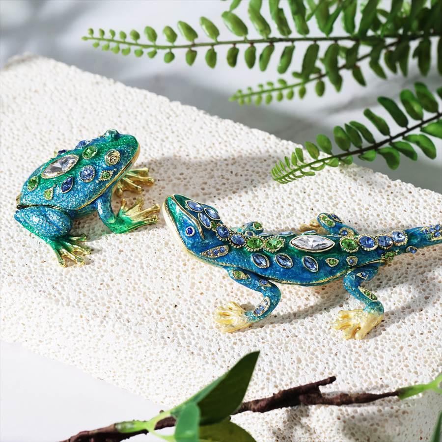 東京銀座PICALS 【正規品】ジュエルフロッグ 蛙 カエル 置物