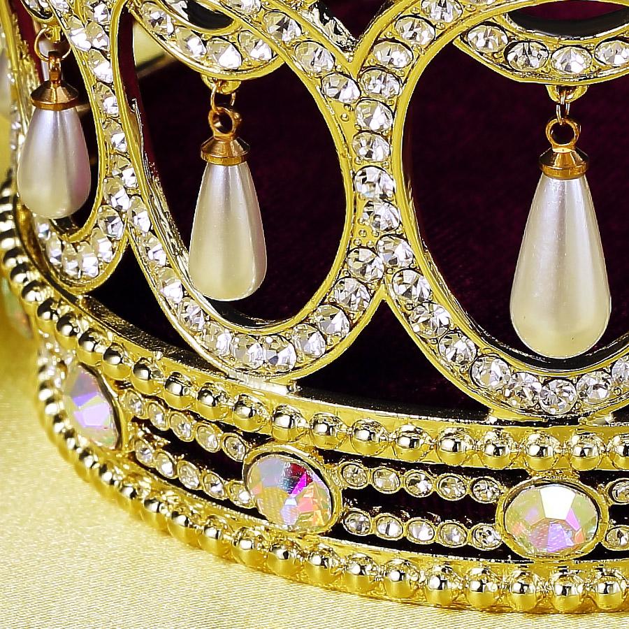 【正規品】 クイーンズ・パールティアラ アクセサリートレイ Tiara 英国王室 紋章 イギリス 小物入れ おしゃれ 収納 置物 インテリア 雑貨 北欧 玄関 ピィアース_12