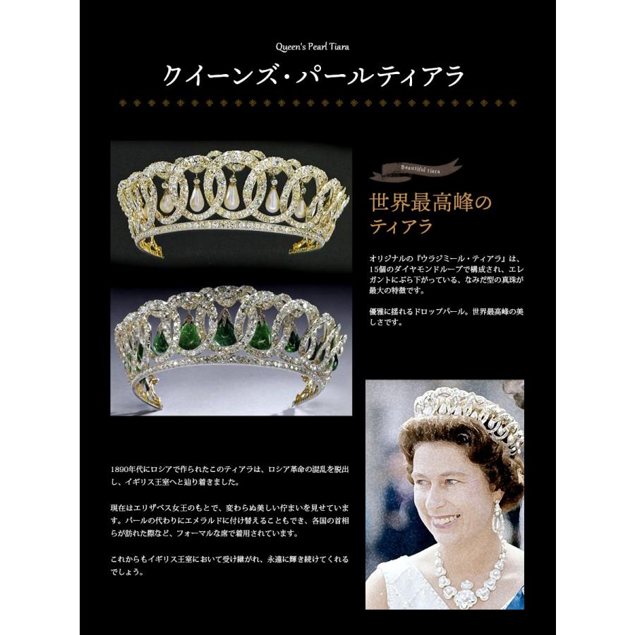 【正規品】 クイーンズ・パールティアラ アクセサリートレイ Tiara 英国王室 紋章 イギリス 小物入れ おしゃれ 収納 置物 インテリア 雑貨 北欧 玄関 ピィアース_2