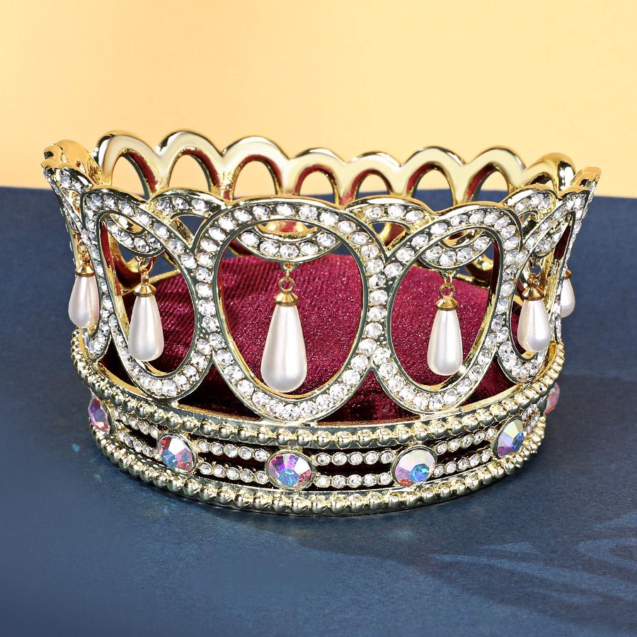 【正規品】 クイーンズ・パールティアラ アクセサリートレイ Tiara 英国王室 紋章 イギリス 小物入れ おしゃれ 収納 置物 インテリア 雑貨 北欧 玄関 ピィアース_9