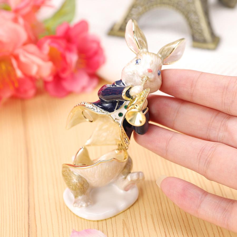 【ガラスケース付き】ウサギのオーケストラ置物セット 東京銀座PICALS 【正規品】うさぎの楽器シリーズ 音楽隊 ウサギ