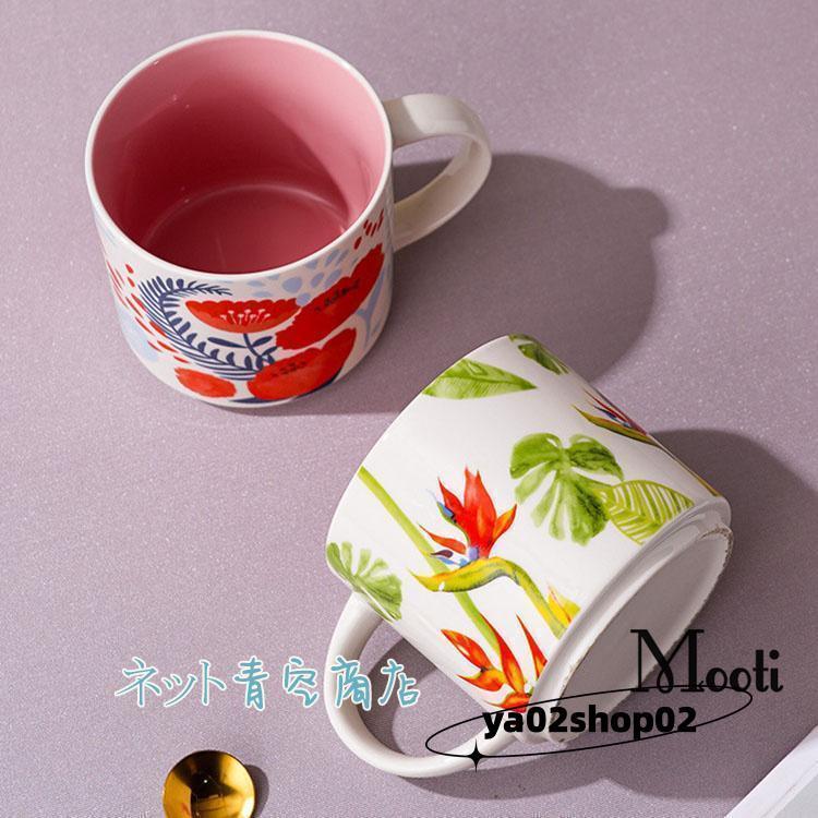 マグカップ 北欧 おしゃれ コーヒーカップ 大きい 陶器 ハンドメイド 朝食カップ ティーカップ 大容量 コップ カフェマグ キッチン雑貨 洋食器 食器 磁器 450ml｜ya02shop02｜12