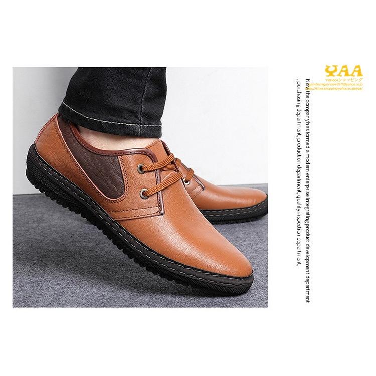 サドルシューズ メンズ 外羽根 プレーントゥ 痛くない 疲れない カジュアルシューズ 革靴 メンズシューズ 通勤 通学 21 A Yaa 通販 Yahoo ショッピング