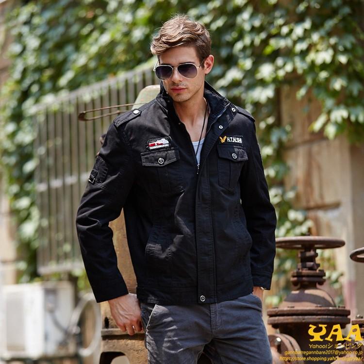 M 65 ジャケット メンズ M65ミリタリージャケット M65ジャケット 春服 春物 ジャンパー 空軍ジャケット ミリタリーファッション 21 A Yaa 通販 Yahoo ショッピング