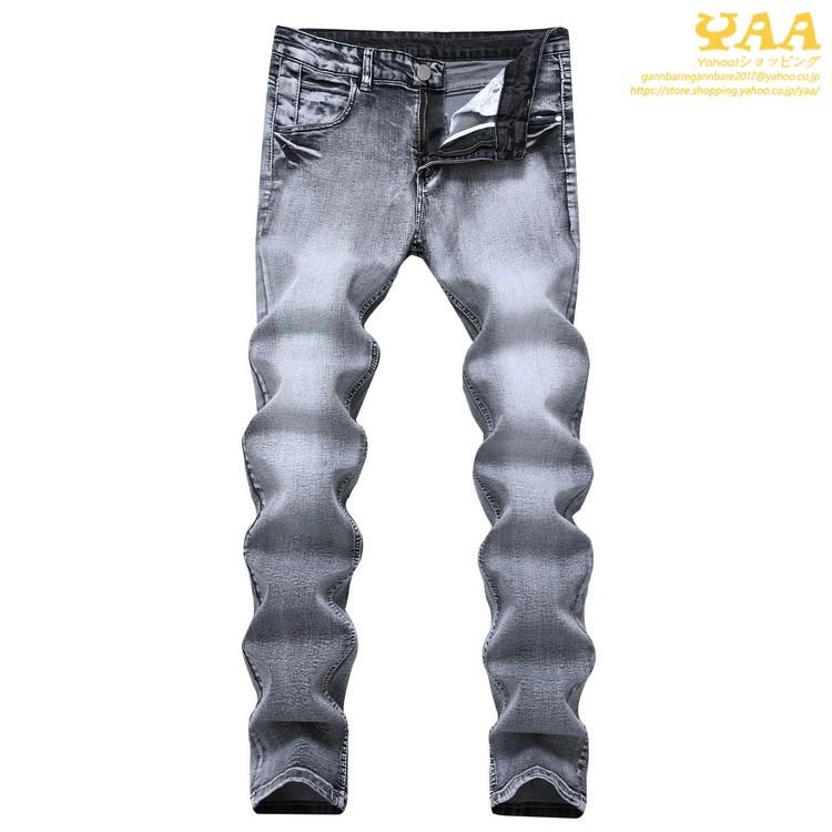 メンズ ジーンズ ストレートデニム ストレッチジーンズ スキニーデニム デニム パンツ ウォッシュ ユーズド ヴィンテージ おしゃれ 春服 22 メーカー公式