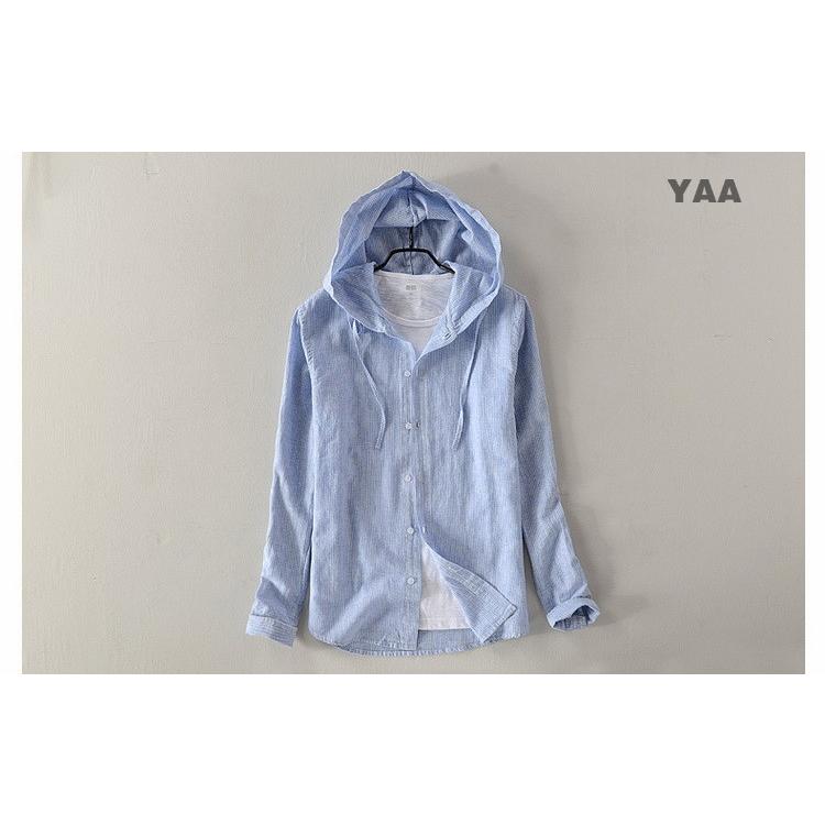 YAA!! shirt coat シャツコート ダークグレー リネン YAA!! shirt coat シャツコート ダークグレー リネン