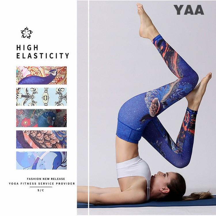 ヨガパンツ レディース 9分丈 スポーツ レギンス ヨガウェア スパッツ タイツ 柄 ホットヨガ 美脚スパッツ ジム おしゃれ B Yaa 通販 Yahoo ショッピング