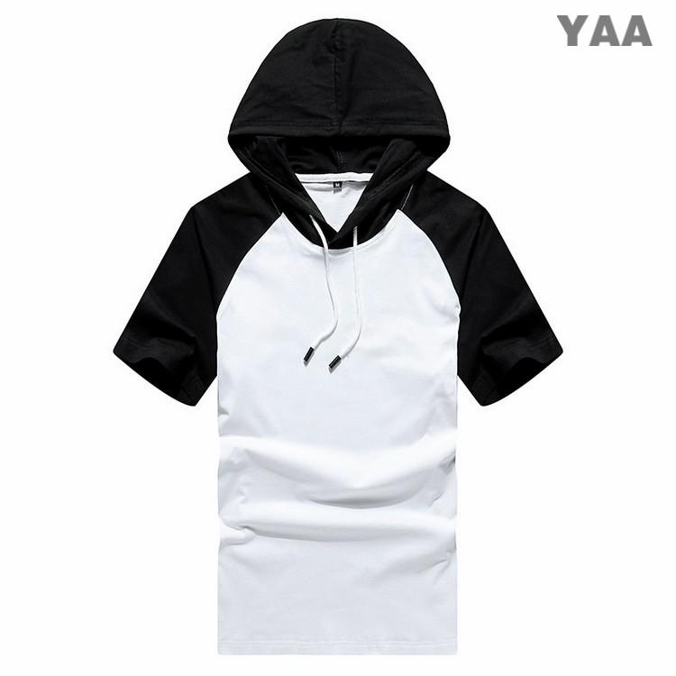 パーカー メンズ プルオーバーパーカー 半袖 ラグランスリーブ 配色