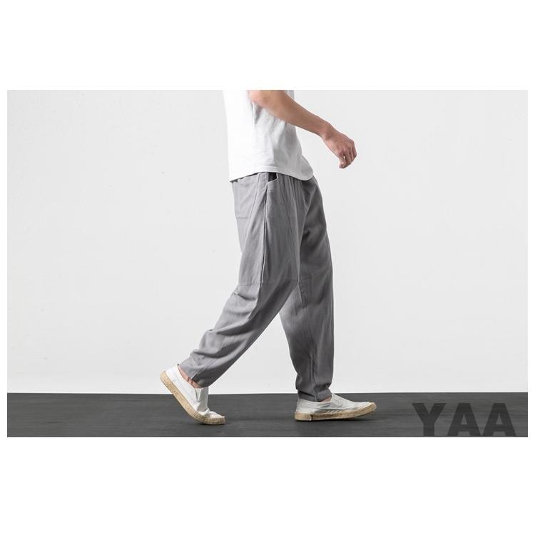 【Y's for men】ワイズフォーメン　麻ワイドパンツ サルエルパンツ Y's for men】ワイズフォーメン 麻ワイドパンツ サルエルパンツ