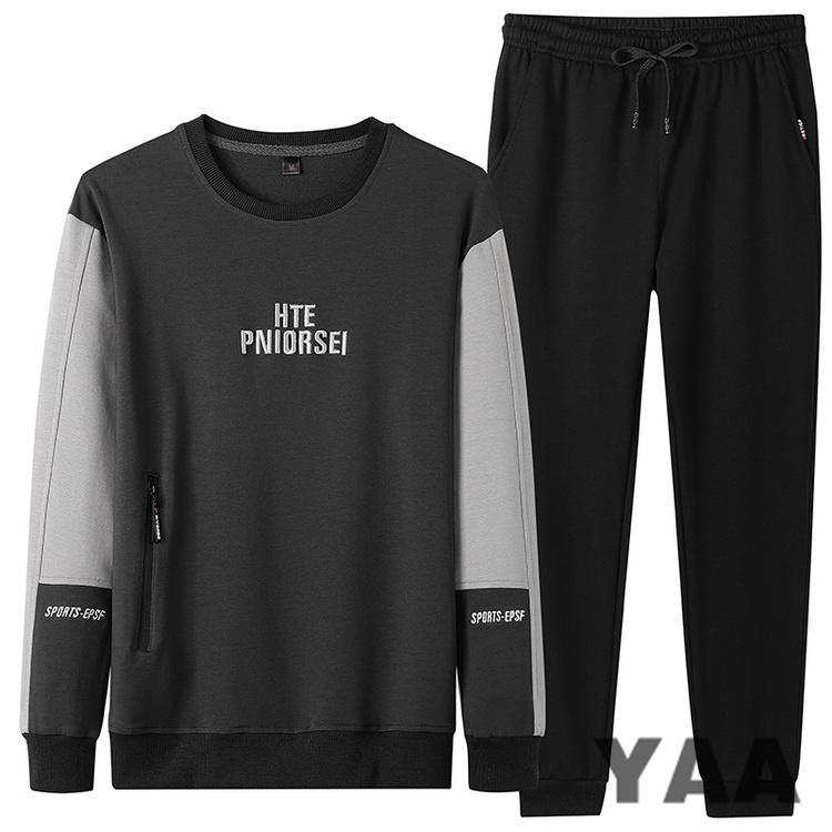 スウェット上下セット メンズ トレーナー+ロングパンツ セットアップ