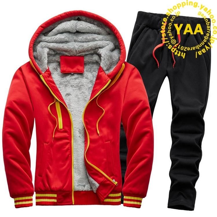 スウェット上下セット ジャージ 上下セット メンズ セットアップ スエット 2点セット 防寒着 トレーニングウェア 裏起毛 秋 あったか |  | 05