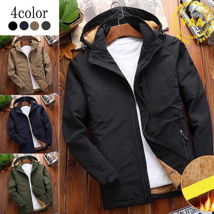 ミリタリージャケット メンズ 裏起毛 ブルゾン ジャンバー 陸軍 マウンテンパーカー アウター 登山服 春 秋 あったか 防寒着 日本最大級