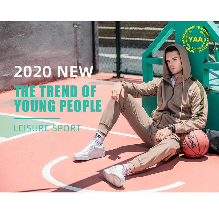 スウェット上下セット メンズ サイドラインジップパーカー ジョガーパンツ スポーツウェア セットアップ 大きいサイズ 秋物 |  | 04