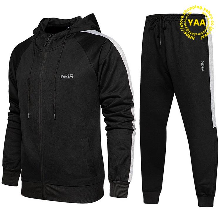 スウェット上下セット メンズ サイドラインジップパーカー ジョガーパンツ スポーツウェア セットアップ 大きいサイズ 秋物 |  | 01