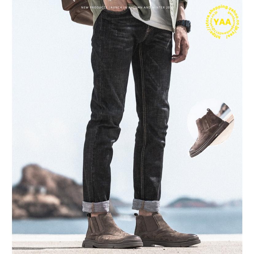 ブーツ メンズ サイドゴアブーツ シューズ 本革靴 スエード 本革