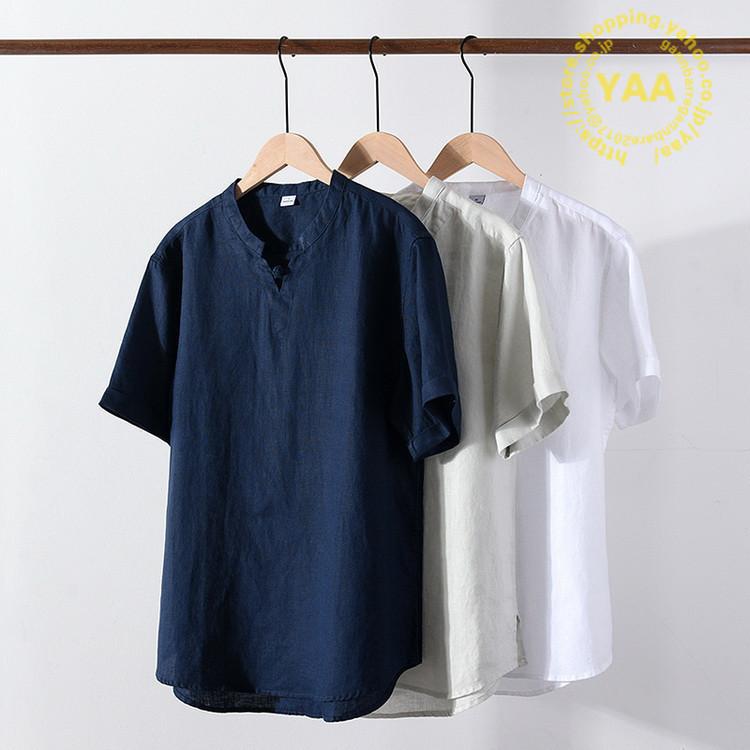 00s GENERAL RESEARCH Vネック プルオーバーシャツ 半袖 URBAN RESEARCH DOORS シャツ 「吸水速乾」LIFE STYLE TAILOR