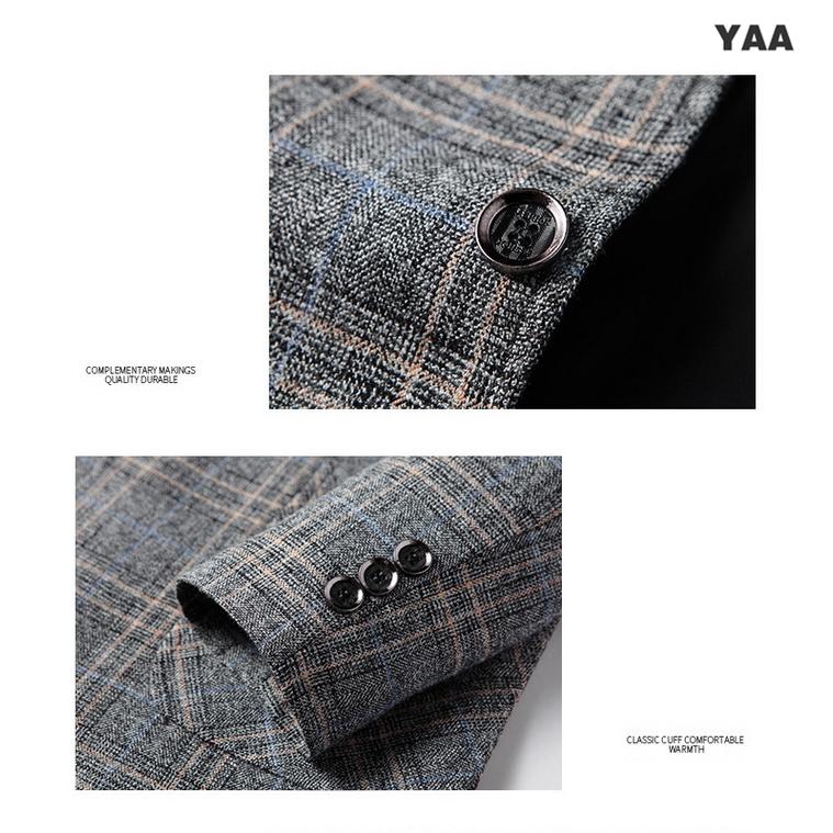 スーツジャケット メンズ チェック柄 ブレザー テーラードジャケット