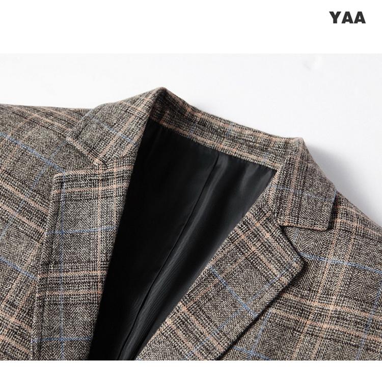 スーツジャケット メンズ チェック柄 ブレザー テーラードジャケット