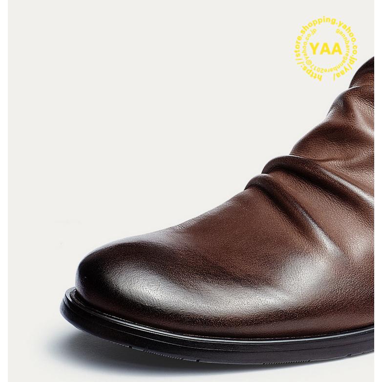 エンジニアブーツ メンズ ブーツ ショートブーツ サイドジッパー 紳士