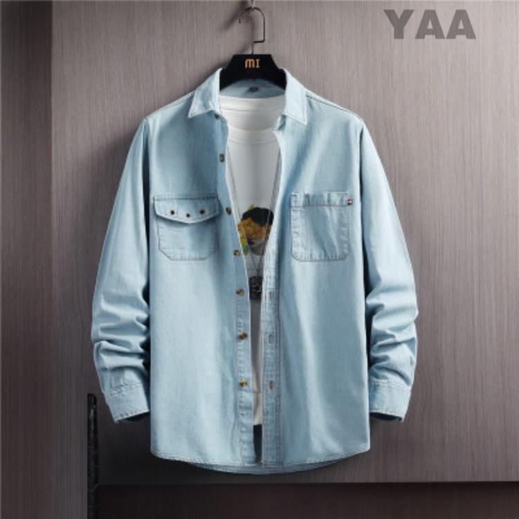 ダンガリーシャツ メンズ ダンガリー長袖シャツ 裏起毛 開襟シャツ ダンガリー カジュアルシャツ 長袖 春着 父の日 2019 新春 メンズ ダンガリーシャツ カジュアルシャツ デニムシャツ 開襟シャツ