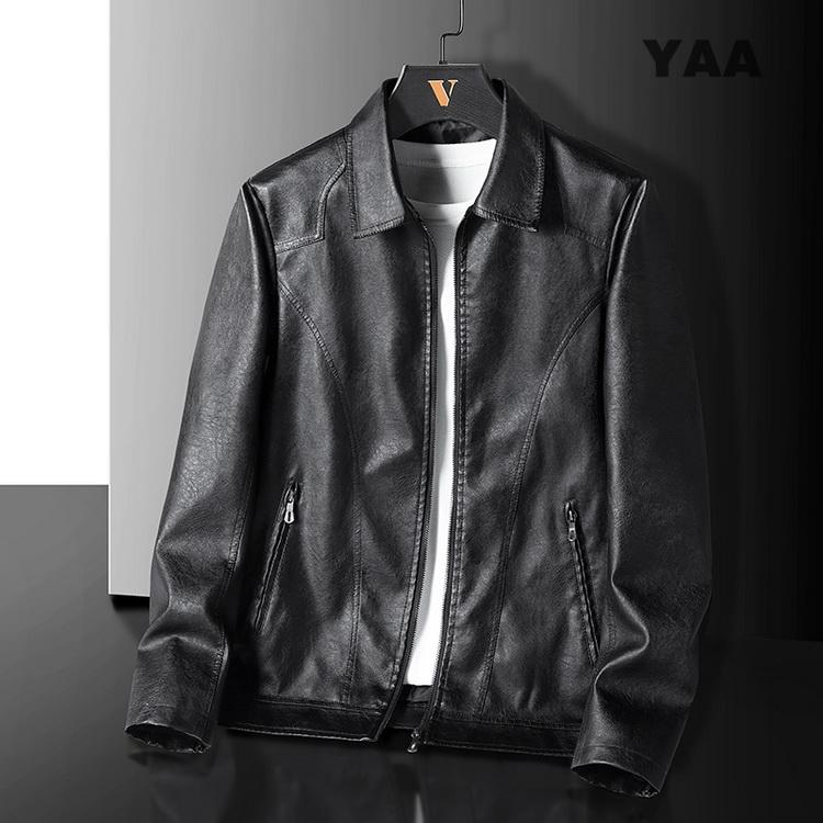 yzy PUレザージャケット レザージャケット メンズ きれいめ ブルゾン ジャンパー PU革ジャン