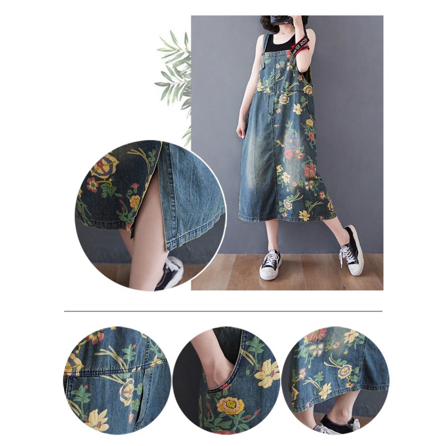【期間限定】フランシュリッペfl5 デニム半袖ワンピース　美品 ボリューム袖デニムワンピース ワンピース 半袖[品番