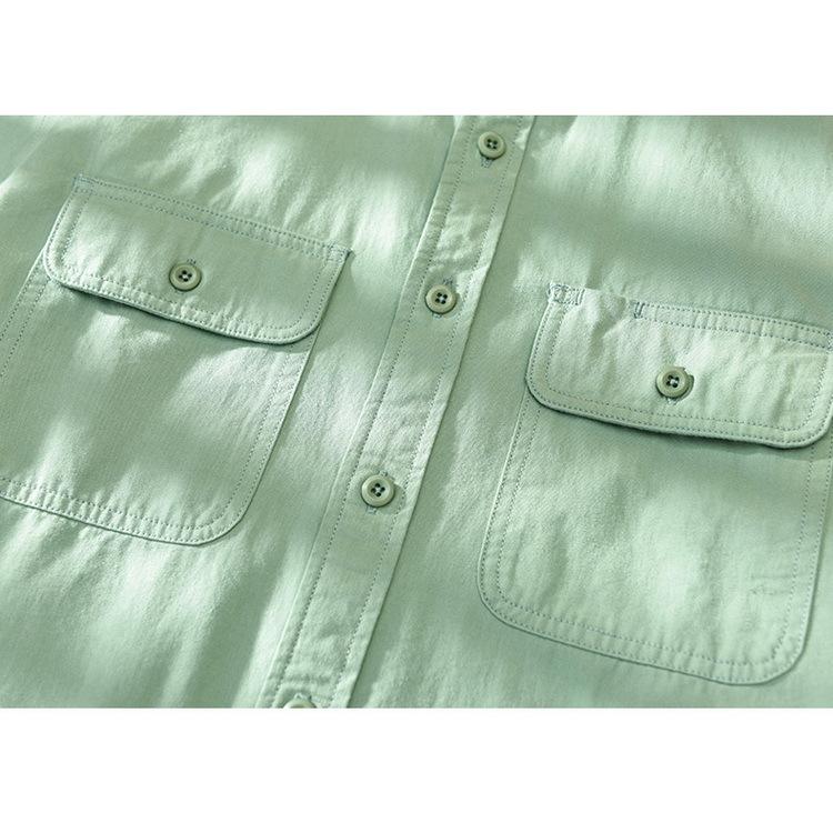 シャツ カジュアルシャツ ワークシャツ トップス 100%綿 長袖 春服 春物 メンズ ミリタリーファッション 父の日 |  | 19