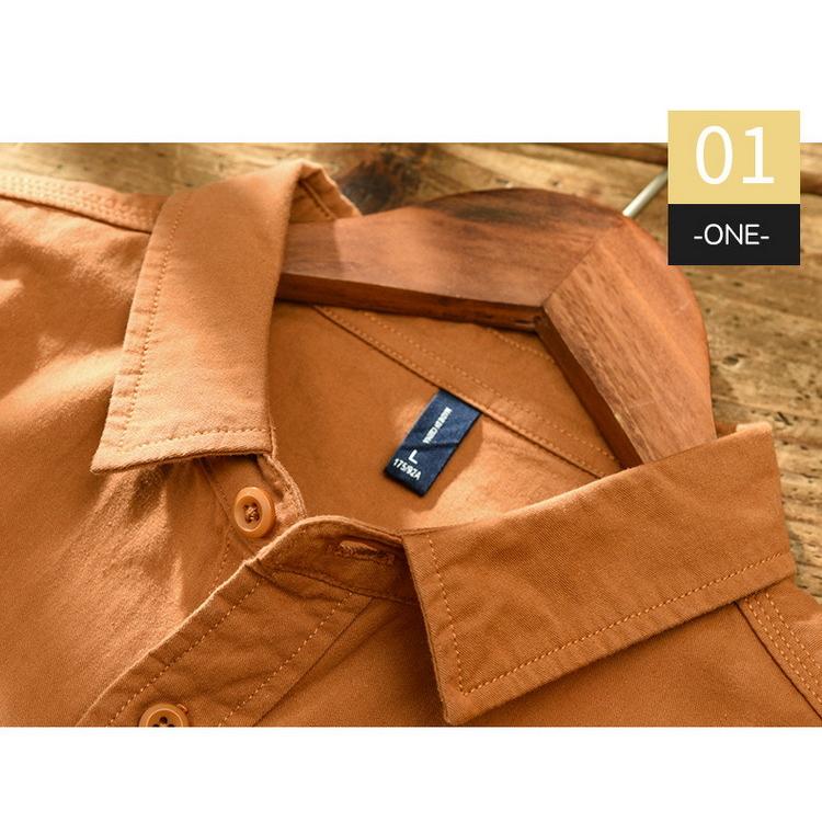 シャツ カジュアルシャツ ワークシャツ トップス 100%綿 長袖 春服 春物 メンズ ミリタリーファッション 父の日 |  | 22
