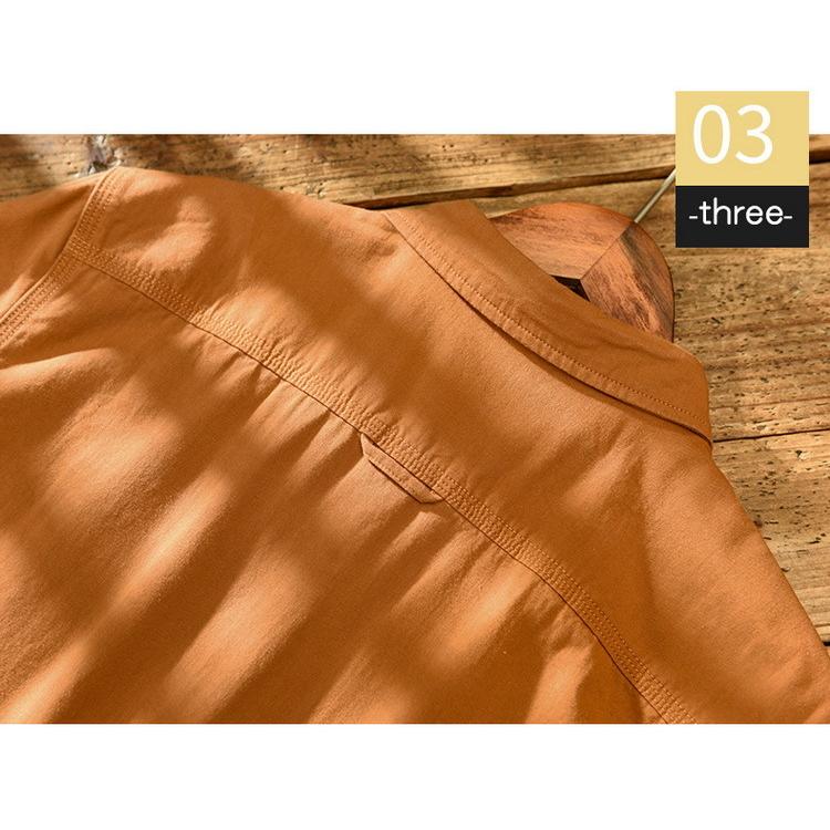 シャツ カジュアルシャツ ワークシャツ トップス 100%綿 長袖 春服 春物 メンズ ミリタリーファッション 父の日 |  | 23