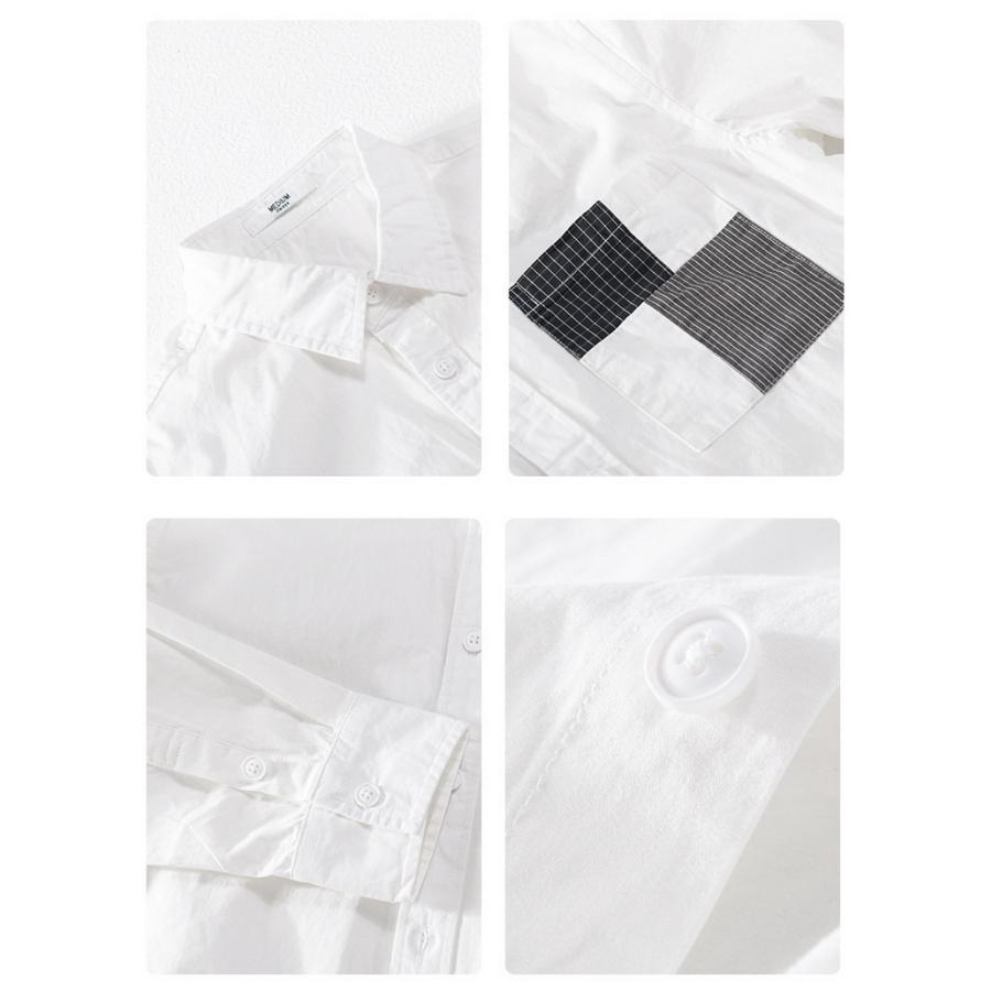 カジュアルシャツ 長袖シャツ トップス シャツ shirt きれいめ メンズ 春服 春物 父の日 |  | 14