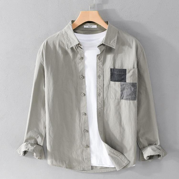 カジュアルシャツ 長袖シャツ トップス シャツ shirt きれいめ メンズ 春服 春物 父の日 |  | 15