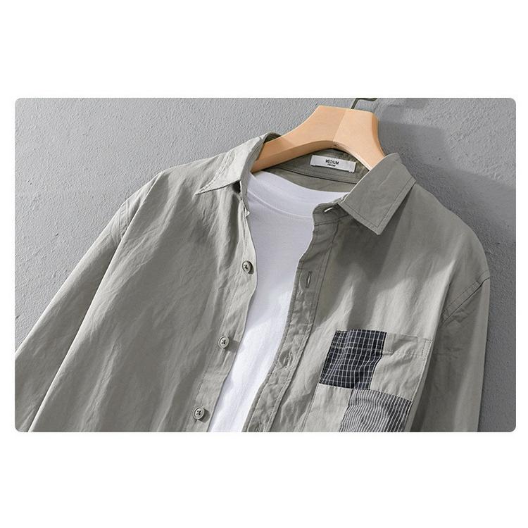 カジュアルシャツ 長袖シャツ トップス シャツ shirt きれいめ メンズ 春服 春物 父の日 |  | 16