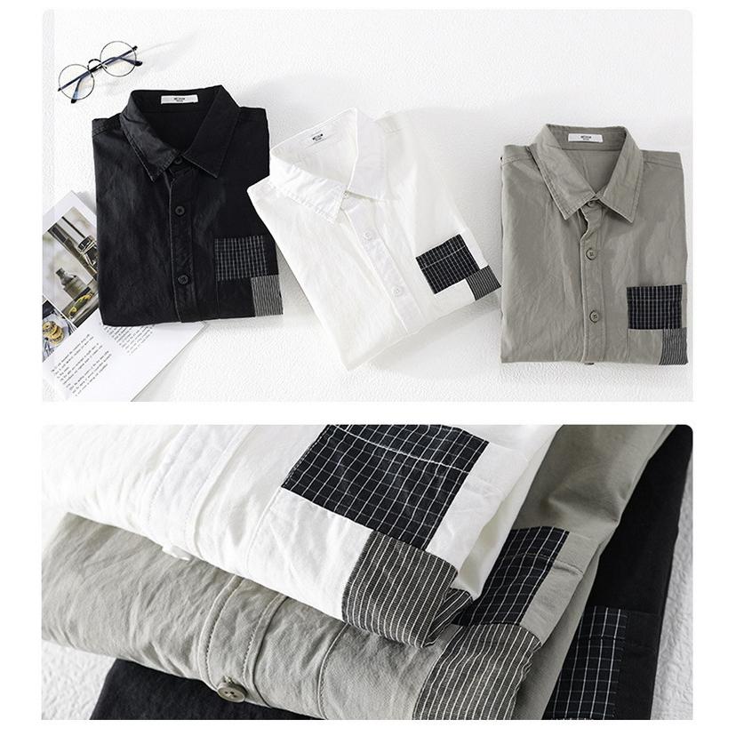 カジュアルシャツ 長袖シャツ トップス シャツ shirt きれいめ メンズ 春服 春物 父の日 |  | 07