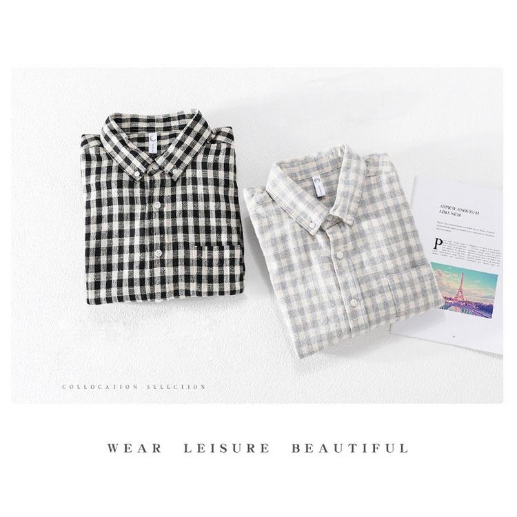 ネルシャツ チェックシャツ ボタンダウンシャツ カジュアルシャツ 長袖 100%綿 秋冬 メンズ ファッション |  | 06