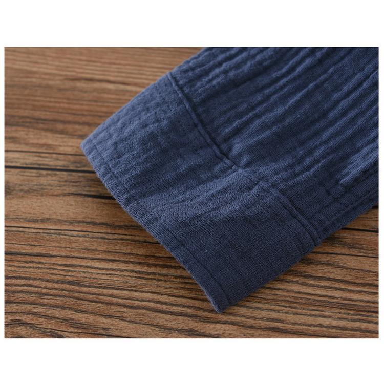 カジュアルシャツ メンズ コットンダブルガーゼ シャツ 長袖シャツ トップス ふんわり 100%綿 春 夏 秋 父の日 |  | 21