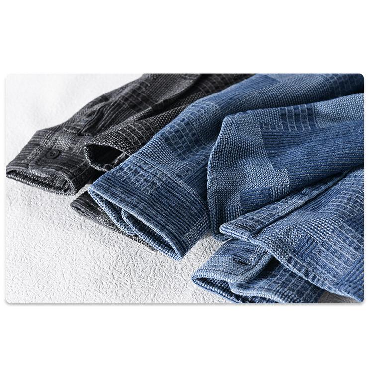カジュアルシャツ メンズ シャツ きれいめ 防寒 トップス 長袖 細身 秋冬 ファッション |  | 09