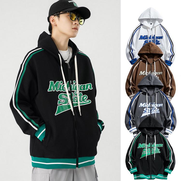 ジップアップパーカー メンズ パーカー 春服 春物パーカー トップス