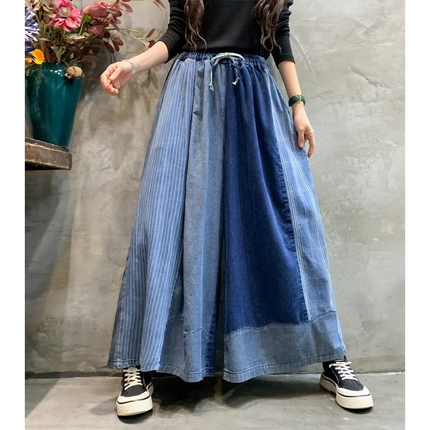 HEVE デニムガウチョパンツ　38 エレガントバギー HEVE デニムガウチョパンツ 38 エレガントバギー HEVE デニムガウチョ