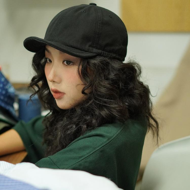 ベースボールキャップ ブラック ヒップホップキャップ 野球帽 ロゴ刺繍