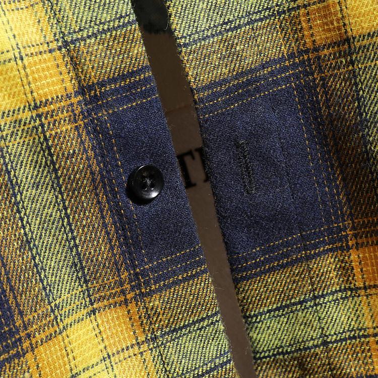 シャツ メンズ チェック柄 ネルシャツ トップス カジュアルシャツ 長袖