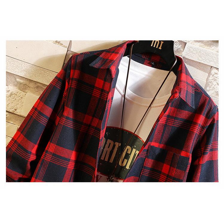 シャツ チェック柄 ネルシャツ トップス 長袖 カジュアルシャツ 30代