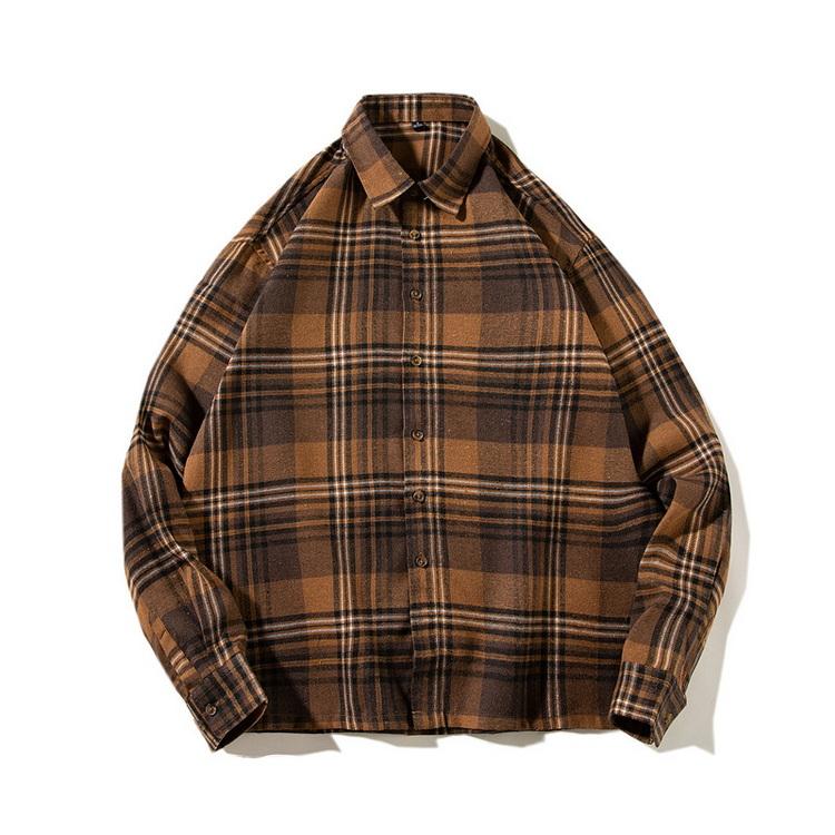 シャツ チェックシャツ メンズ レディース ネルシャツ トップス 長袖 カジュアルシャツ 秋服 秋物 父の日 |  | 16