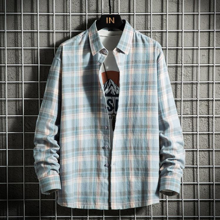 シャツ チェックシャツ メンズ レディース ネルシャツ トップス 長袖 カジュアルシャツ 秋服 秋物 父の日 |  | 21