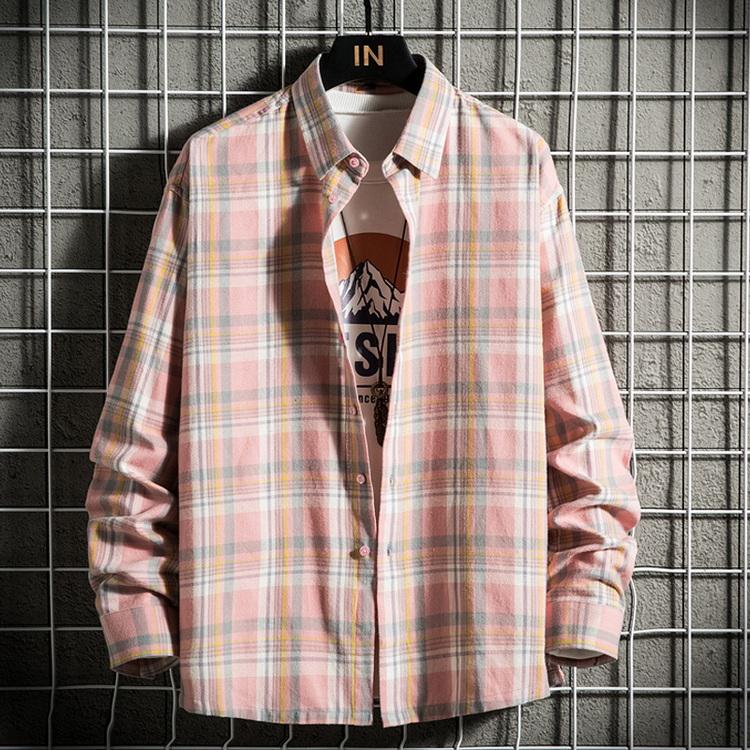 シャツ チェックシャツ メンズ レディース ネルシャツ トップス 長袖 カジュアルシャツ 秋服 秋物 父の日 |  | 24