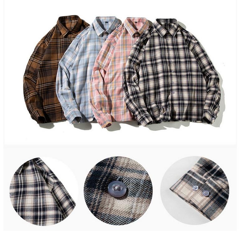 シャツ チェックシャツ メンズ レディース ネルシャツ トップス 長袖 カジュアルシャツ 秋服 秋物 父の日 |  | 12